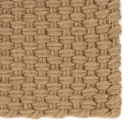Tappeto Rettangolare Naturale 160x230 cm in Juta - homemem39