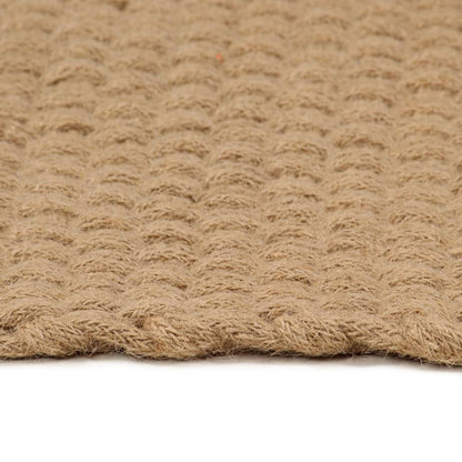 Tappeto Rettangolare Naturale 160x230 cm in Juta - homemem39