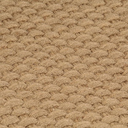 Tappeto Rettangolare Naturale 160x230 cm in Juta - homemem39