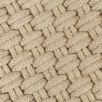 Tappeto Rettangolare Naturale 120x180 cm in Cotone