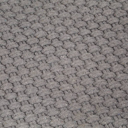 Tappeto Rettangolare Grigio 120x180 cm in Cotone - homemem39