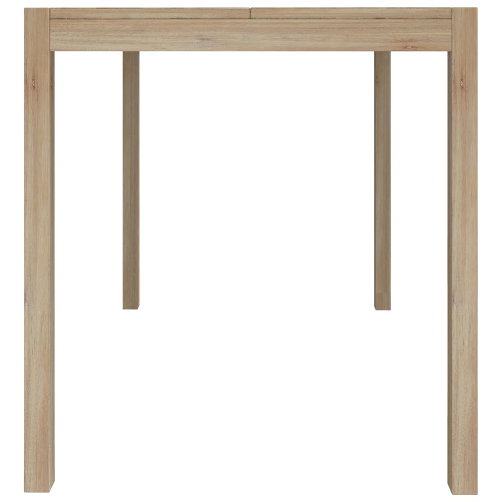 Tavolo da Pranzo 110x70x75 cm in Legno Massello di Acacia