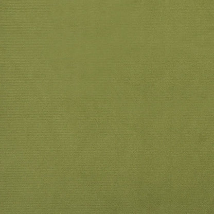 Poltrona Schienale ad Ala con Poggiapiedi Verde Chiaro Velluto
