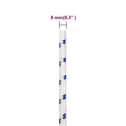 Corda per barca Bianca 8 mm 250 m in Polipropilene - homemem39