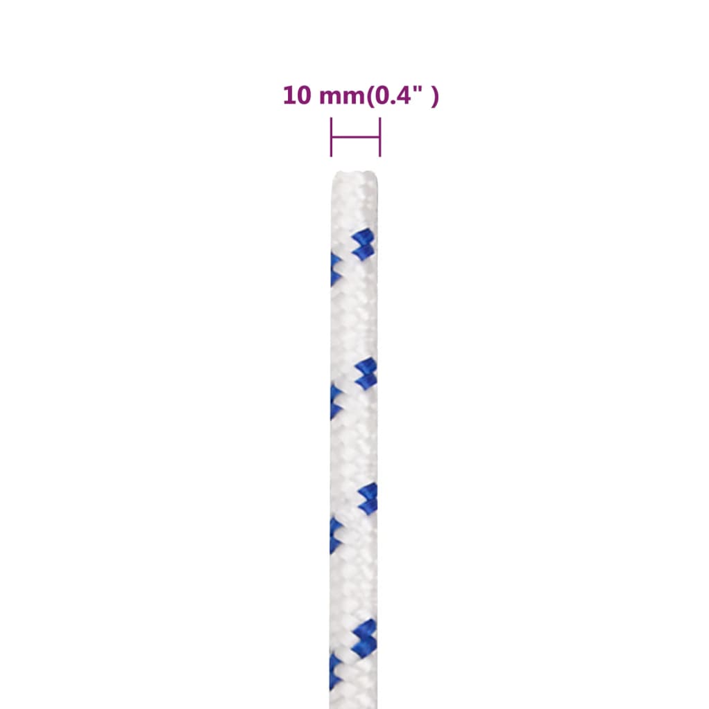 Corda per barca Bianca 10 mm 25 m in Polipropilene - homemem39