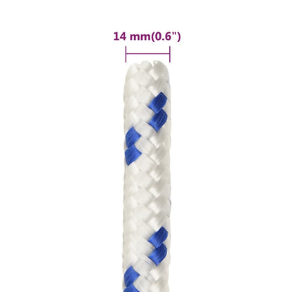 Corda per barca Bianca 14 mm 100 m in Polipropilene - homemem39