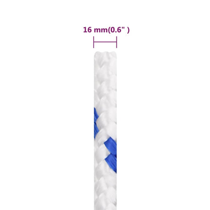 Corda per barca Bianca 16 mm 100 m in Polipropilene - homemem39