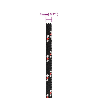 Corda per barca Nera 8 mm 25 m in Polipropilene - homemem39