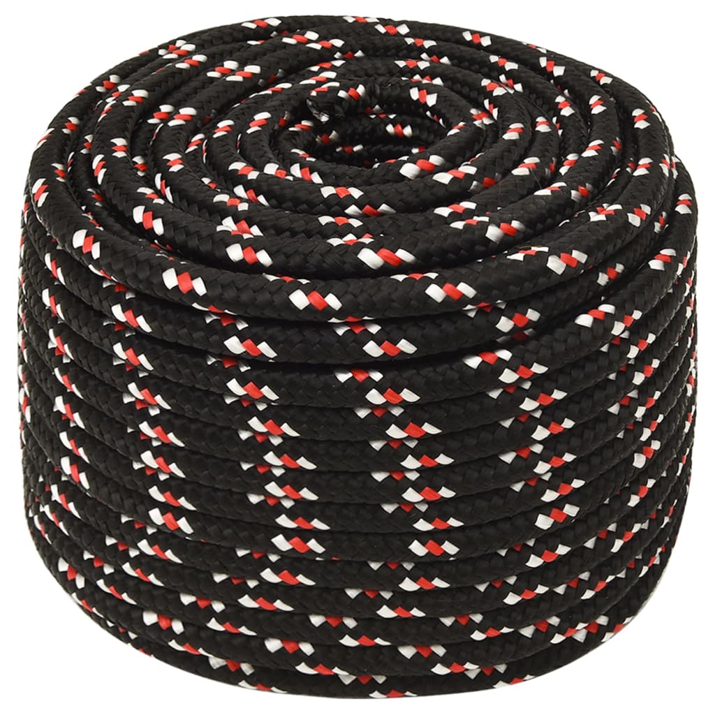 Corda per barca Nera 12 mm 25 m in Polipropilene - homemem39