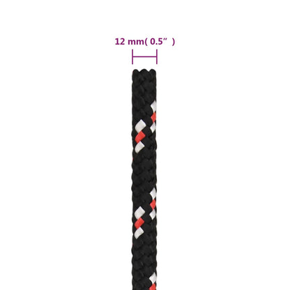 Corda per barca Nera 12 mm 25 m in Polipropilene - homemem39