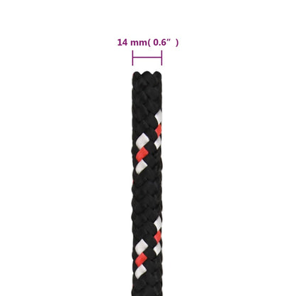 Corda per barca Nera 14 mm 100 m in Polipropilene - homemem39