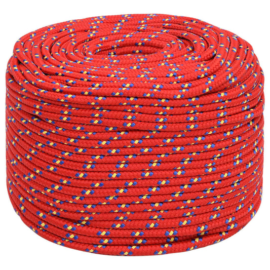 Corda per barca Rossa 8 mm 25 m in Polipropilene - homemem39
