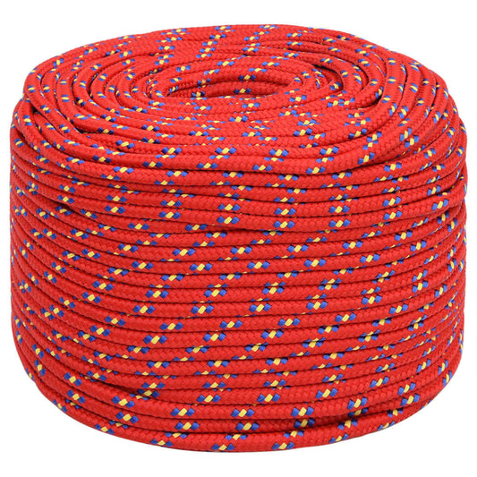 Corda per barca Rossa 10 mm 100 m in Polipropilene - homemem39