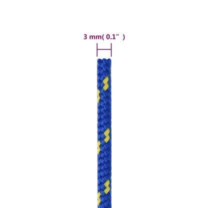 Corda per barca Blu 3 mm 50 m in Polipropilene - homemem39