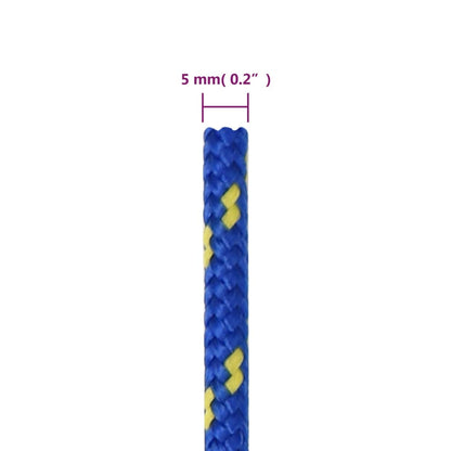 Corda per barca Blu 5 mm 250 m in Polipropilene - homemem39