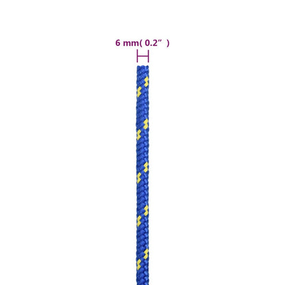 Corda per barca Blu 6 mm 25 m in Polipropilene - homemem39