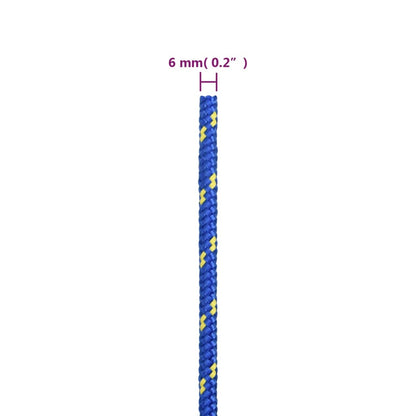 Corda per barca Blu 6 mm 50 m in Polipropilene - homemem39