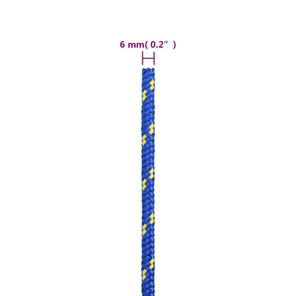 Corda per barca Blu 6 mm 250 m in Polipropilene - homemem39