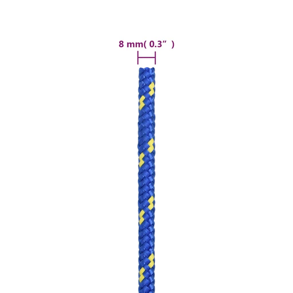 Corda per barca Blu 8 mm 50 m in Polipropilene - homemem39