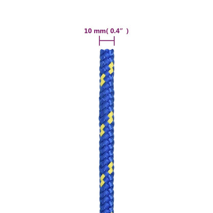 Corda per barca Blu 10 mm 100 m in Polipropilene - homemem39