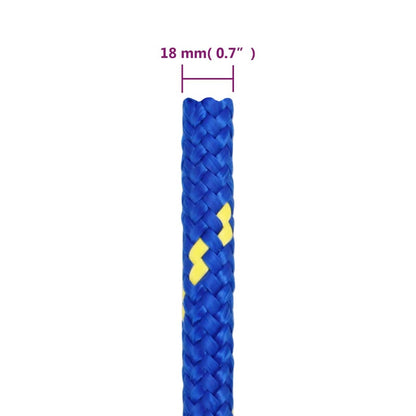 Corda per barca Blu 18 mm 25 m in Polipropilene