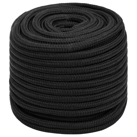Corda per barca Completamente Nera 16 mm 250 m in Polipropilene - homemem39