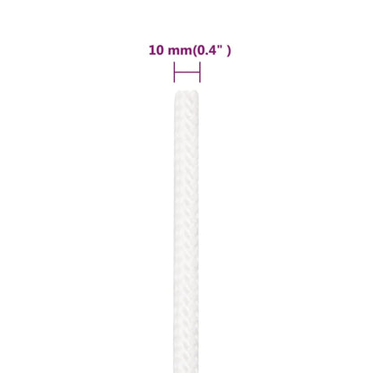 Corda per barca Completamente Bianca 10 mm 250 m in Polipropilene - homemem39