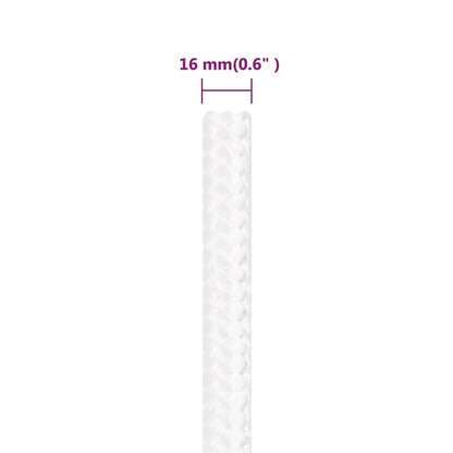 Corda per barca Completamente Bianca 16 mm 250 m in Polipropilene - homemem39