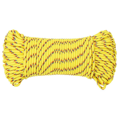 Corda per barca Gialla 4 mm 100 m in Polipropilene - homemem39