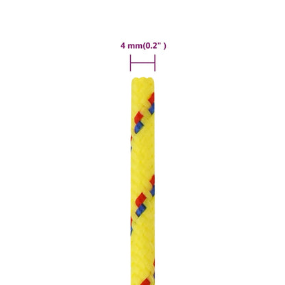 Corda per barca Gialla 4 mm 100 m in Polipropilene - homemem39