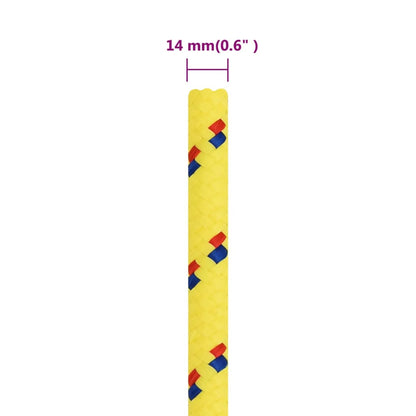 Corda per barca Gialla 14 mm 250 m in Polipropilene - homemem39
