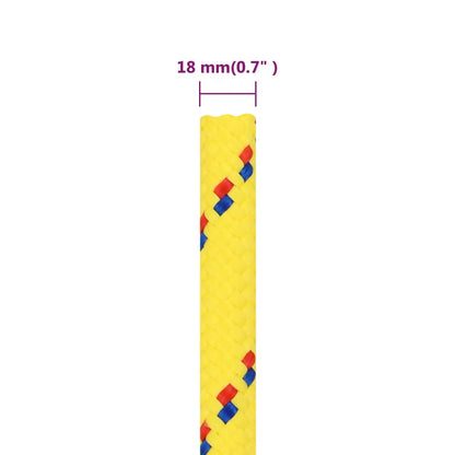 Corda per barca Gialla 18 mm 25 m in Polipropilene - homemem39