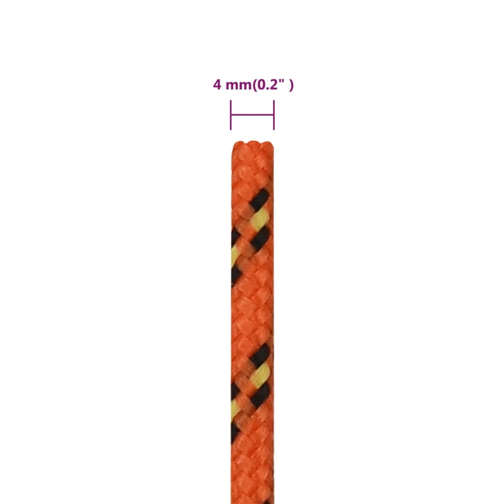 Corda per barca Arancione 4 mm 25 m in Polipropilene - homemem39
