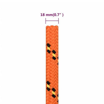 Corda per barca Arancione 18 mm 100 m in Polipropilene - homemem39