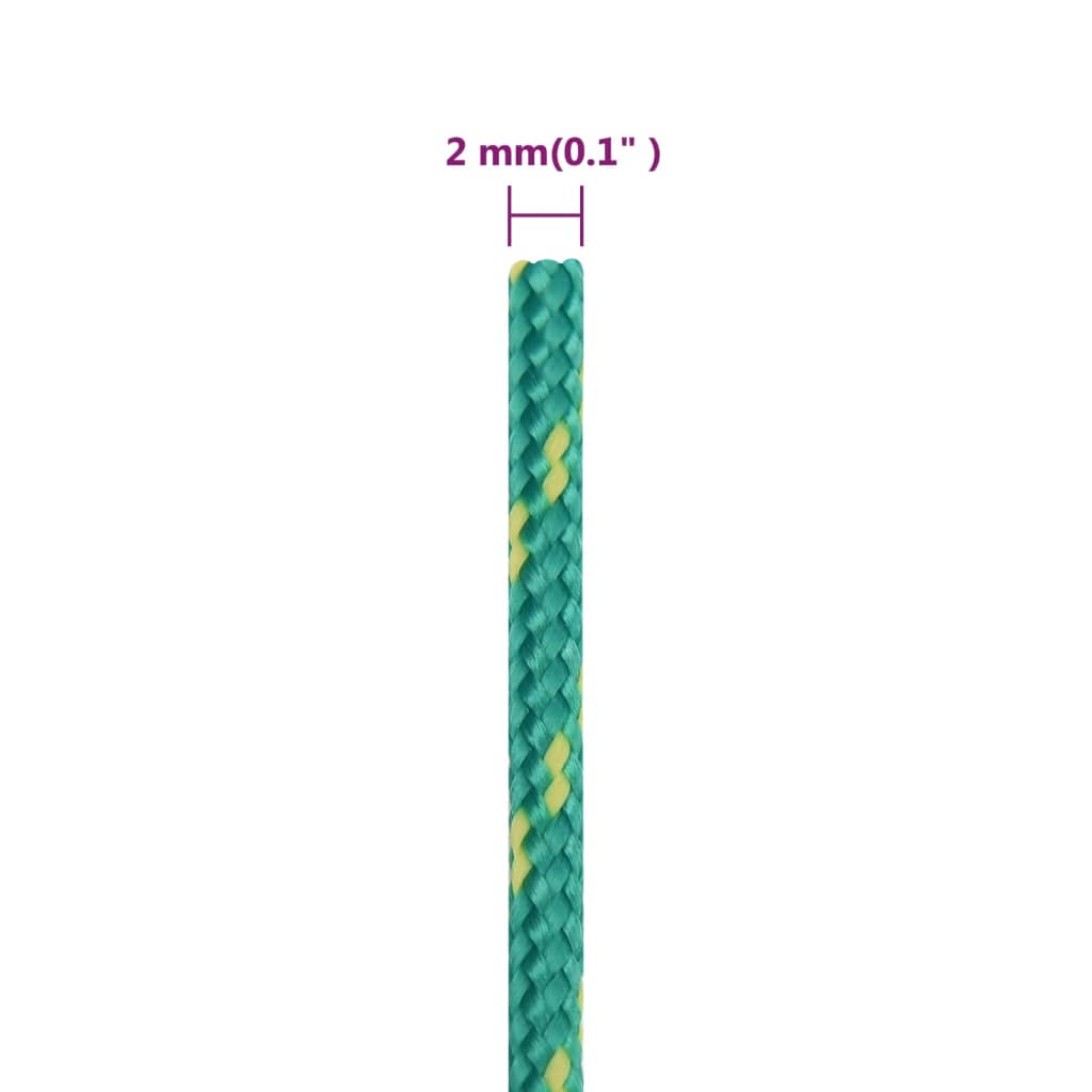 Corda per barca Verde 2 mm 25 m in Polipropilene - homemem39