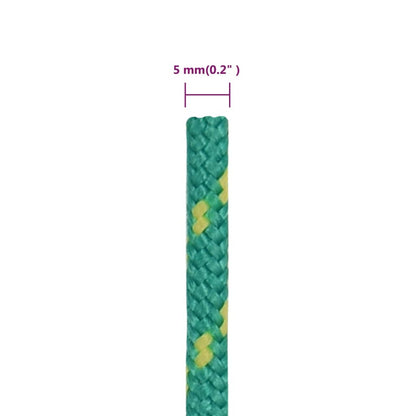 Corda per barca Verde 5 mm 500 m in Polipropilene - homemem39