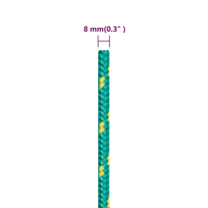 Corda per barca Verde 8 mm 500 m in Polipropilene - homemem39