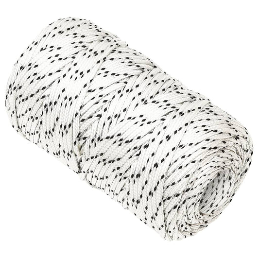 Corda Intrecciata per Barca Bianca 2mm x 100m Poliestere - homemem39