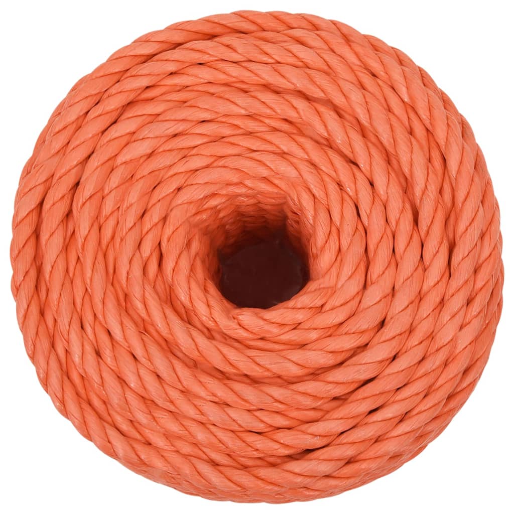 Corda da Lavoro Arancione 24 mm 100 m in Polipropilene - homemem39