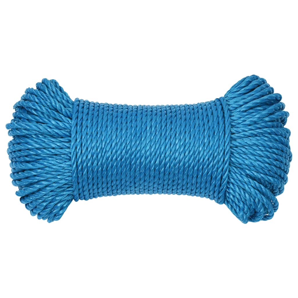 Corda da Lavoro Blu 3 mm 25 m in Polipropilene - homemem39