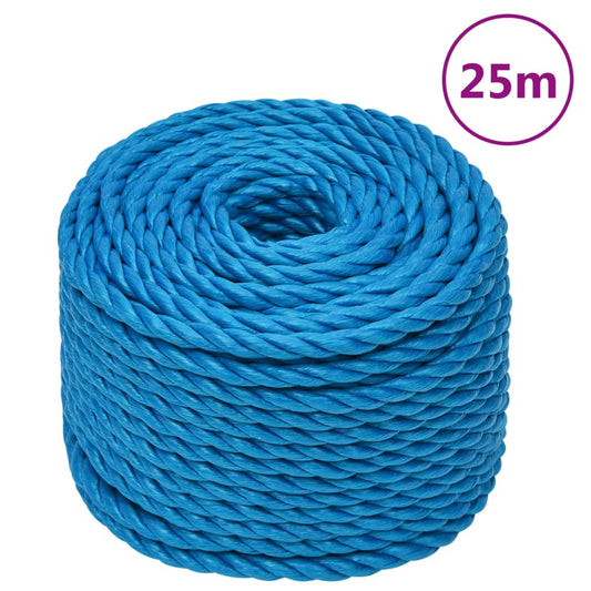 Corda da Lavoro Blu 10 mm 25 m in Polipropilene - homemem39