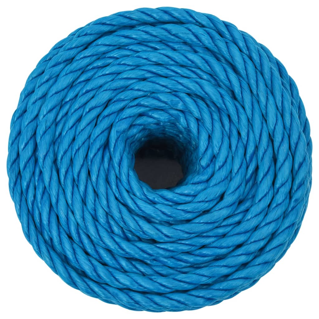 Corda da Lavoro Blu 10 mm 25 m in Polipropilene - homemem39