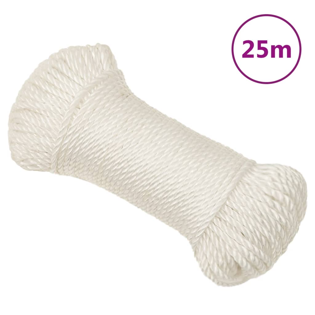 Corda da Lavoro Bianca 3 mm 25 m in Polipropilene - homemem39