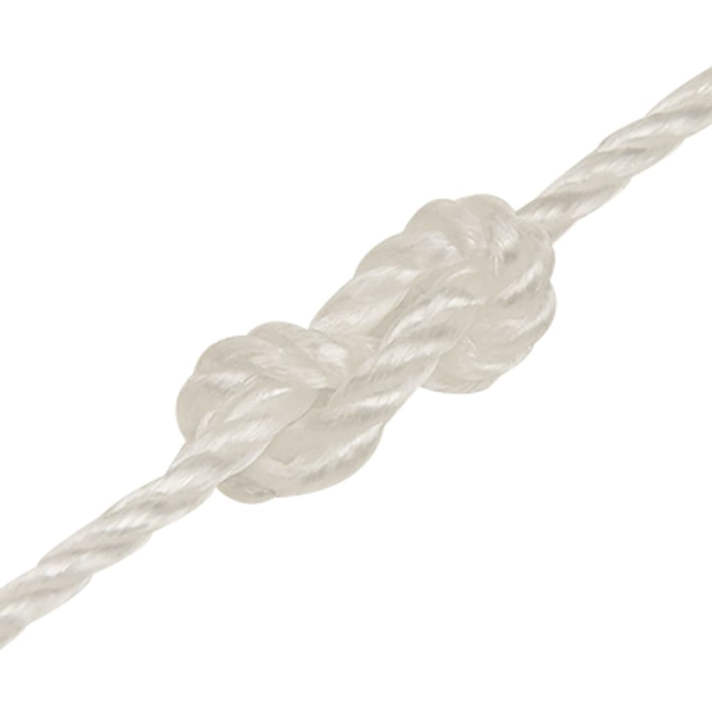 Corda da Lavoro Bianca 6 mm 25 m in Polipropilene | homemem39