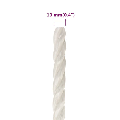 Corda da Lavoro Bianca 10 mm 250 m in Polipropilene - homemem39