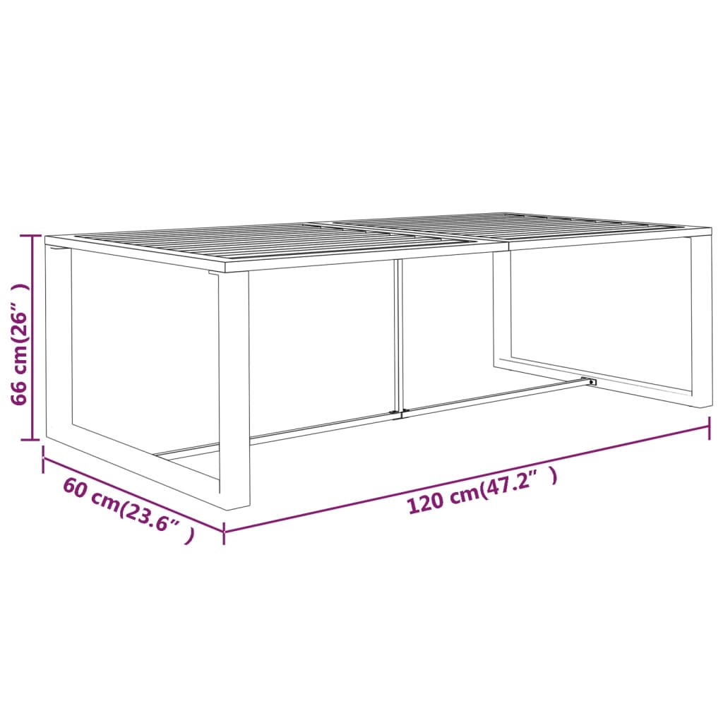 Set Divani da Giardino 5 pz con Cuscini in Alluminio Antracite | homemem39