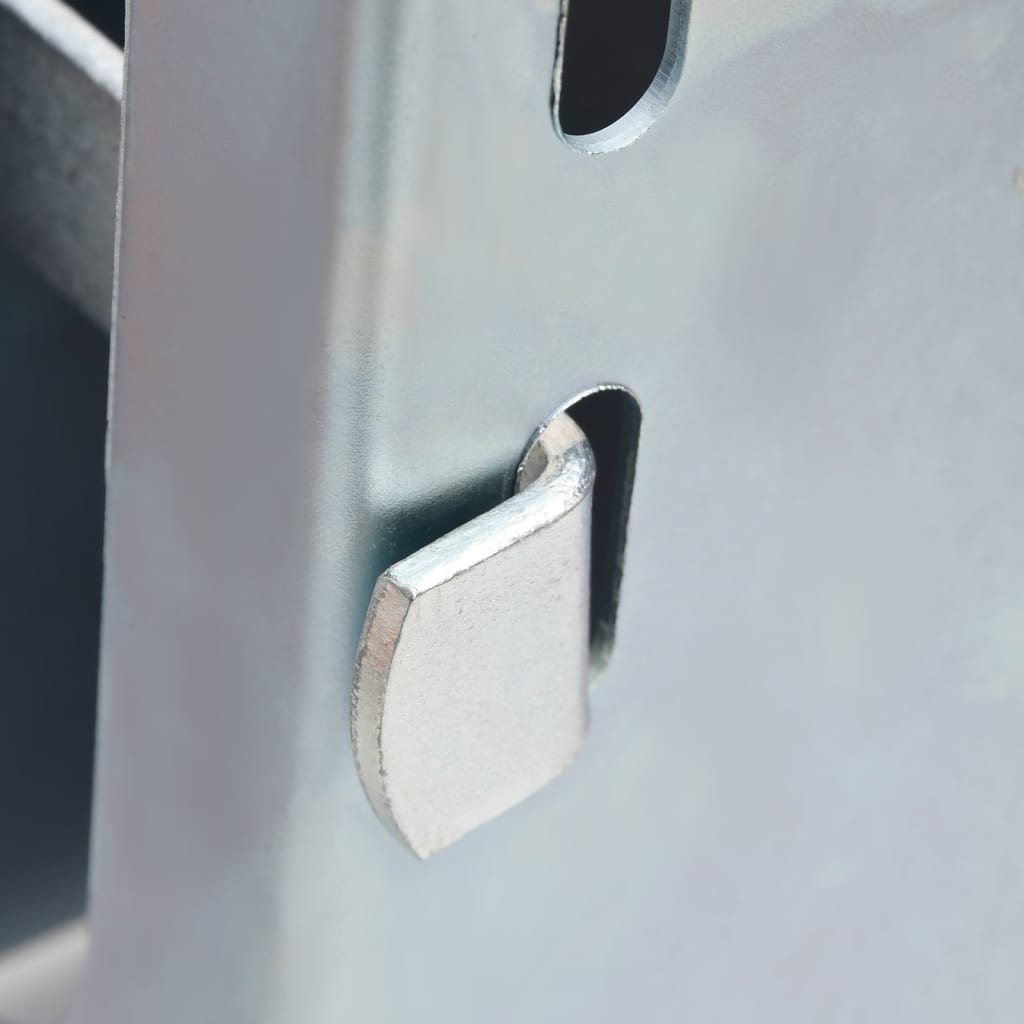 Lucchetto Argento 11x11x23,5 cm Acciaio | homemem39