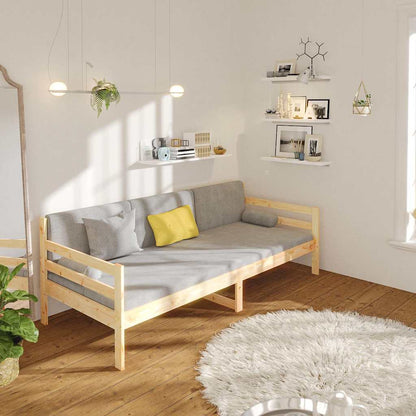Dormeuse senza Materasso 90x190 cm in Legno Massello di Pino