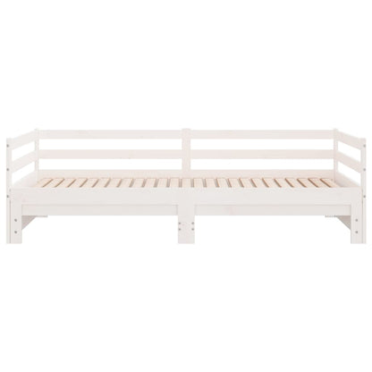 Lettino Estraibile Senza Materasso Bianco 90x190 cm | homemem39