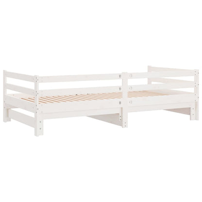 Lettino Estraibile Senza Materasso Bianco 90x190 cm | homemem39